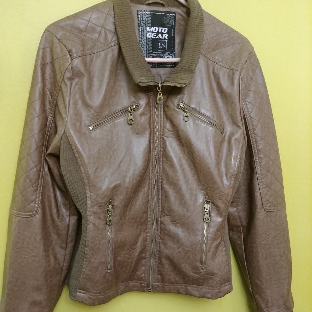 Vegan Faux Leather Jacket